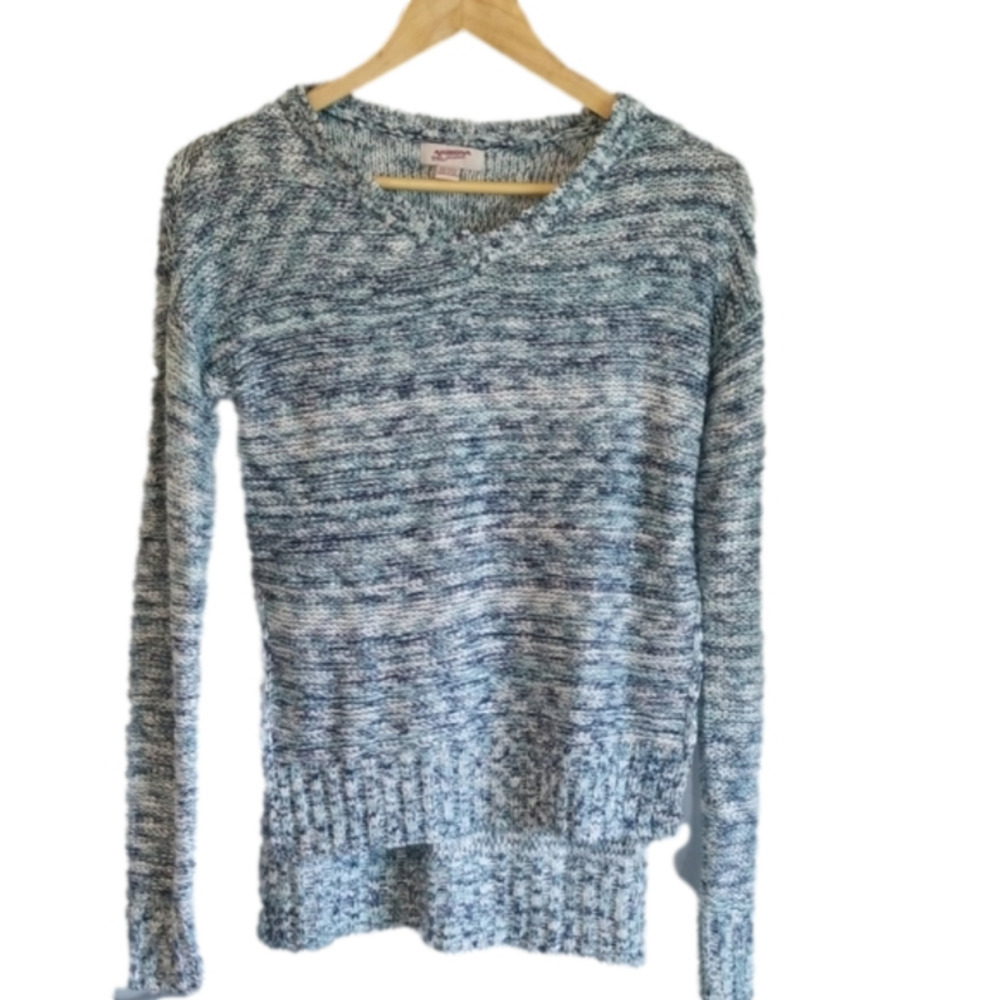 Arizona Jean Co Sweater Long Sleeve Blue Marble